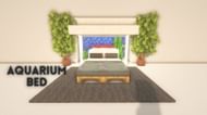 Add a little aquatic appeal to your beds with this Minecraft build (Image via Indian Noobie/YouTube)